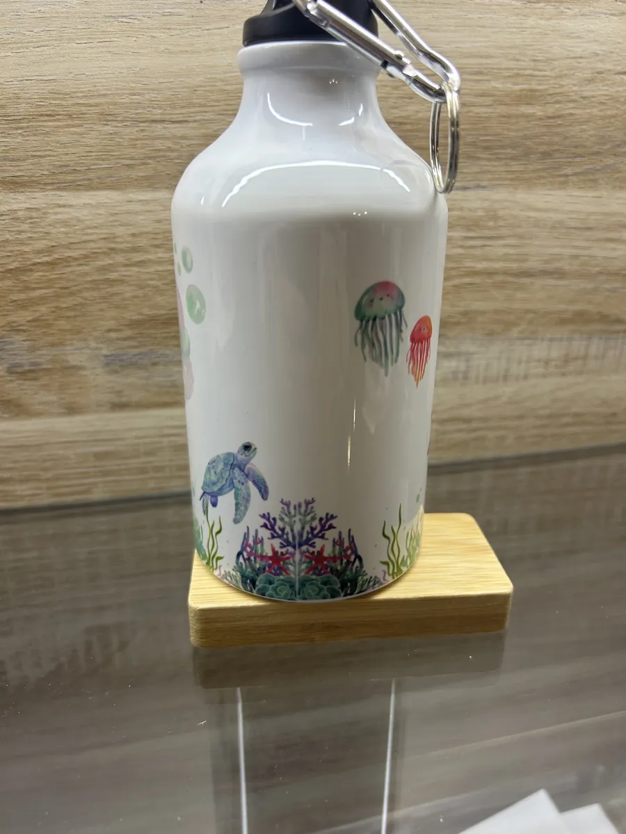 Gourde personnalisée, animaux marins