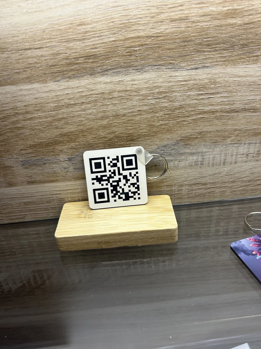 Porte-clés QR code