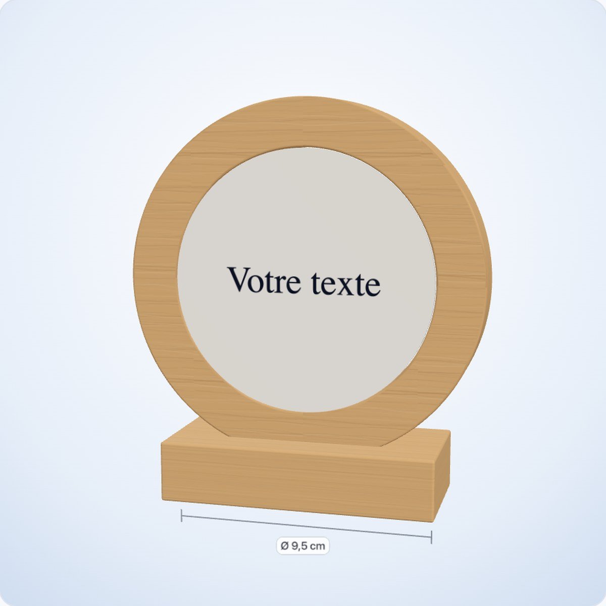 Photopanneau & trophée de table bois – Image 2