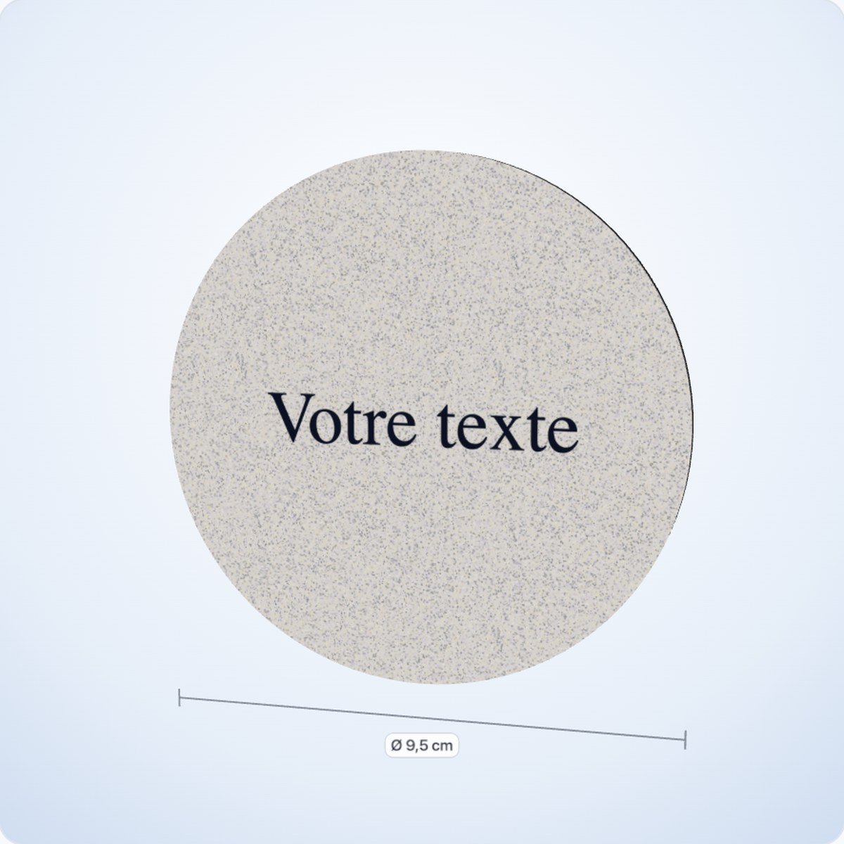 Sous-verres pailletés personnalisés – Image 2
